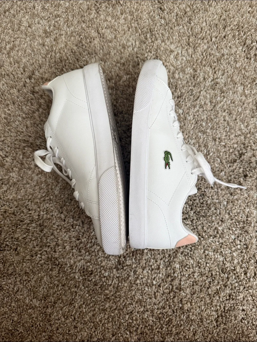 Lacoste clean white